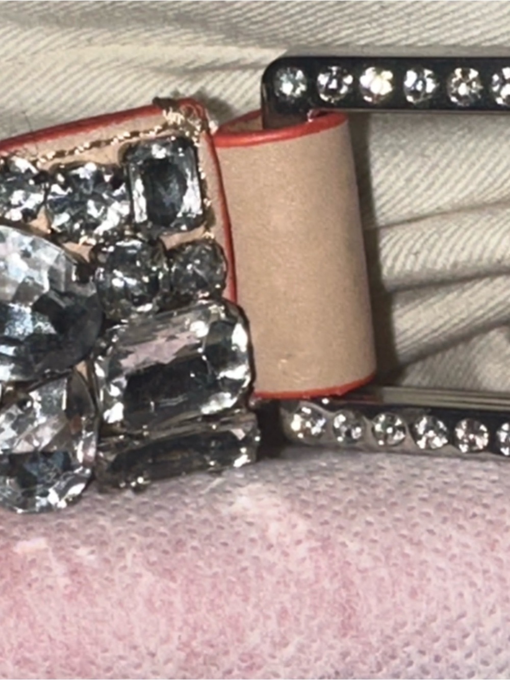 Rare Juicy Couture Crystal Accent Women's Belt - Picture 6 of 8
